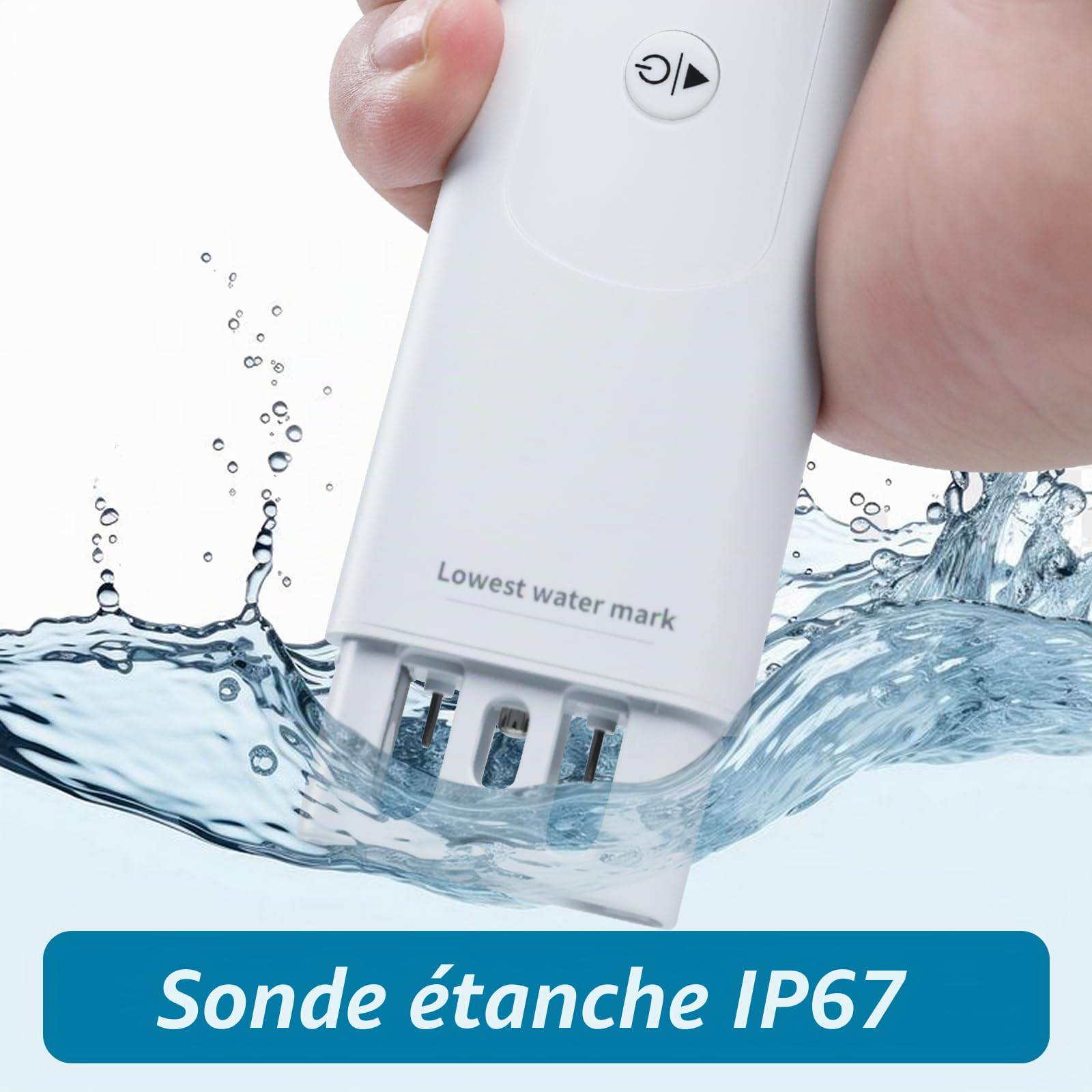 Eau Qualité Mètre 6 en 1 Paramètres DCO, COT, UV275, TDS, EC et Température Couleur Écran Afficher Rétroéclairage Indicateur Imperméable Eau Test Trousses avec Intelligent Notation Mode