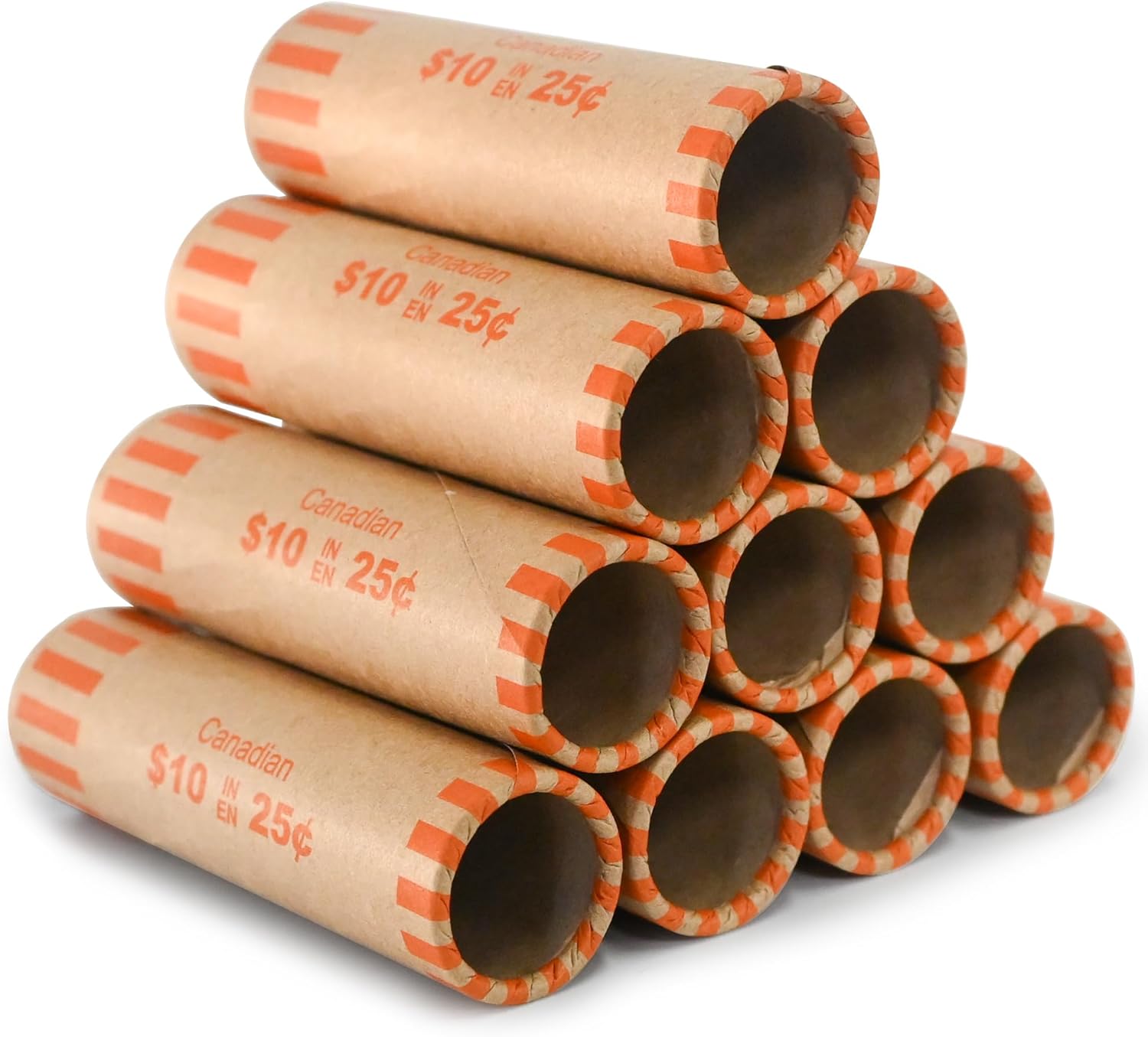 L LIKED 49 Preformed Coin Wrappers for Canadian Coins, Quarter Coin