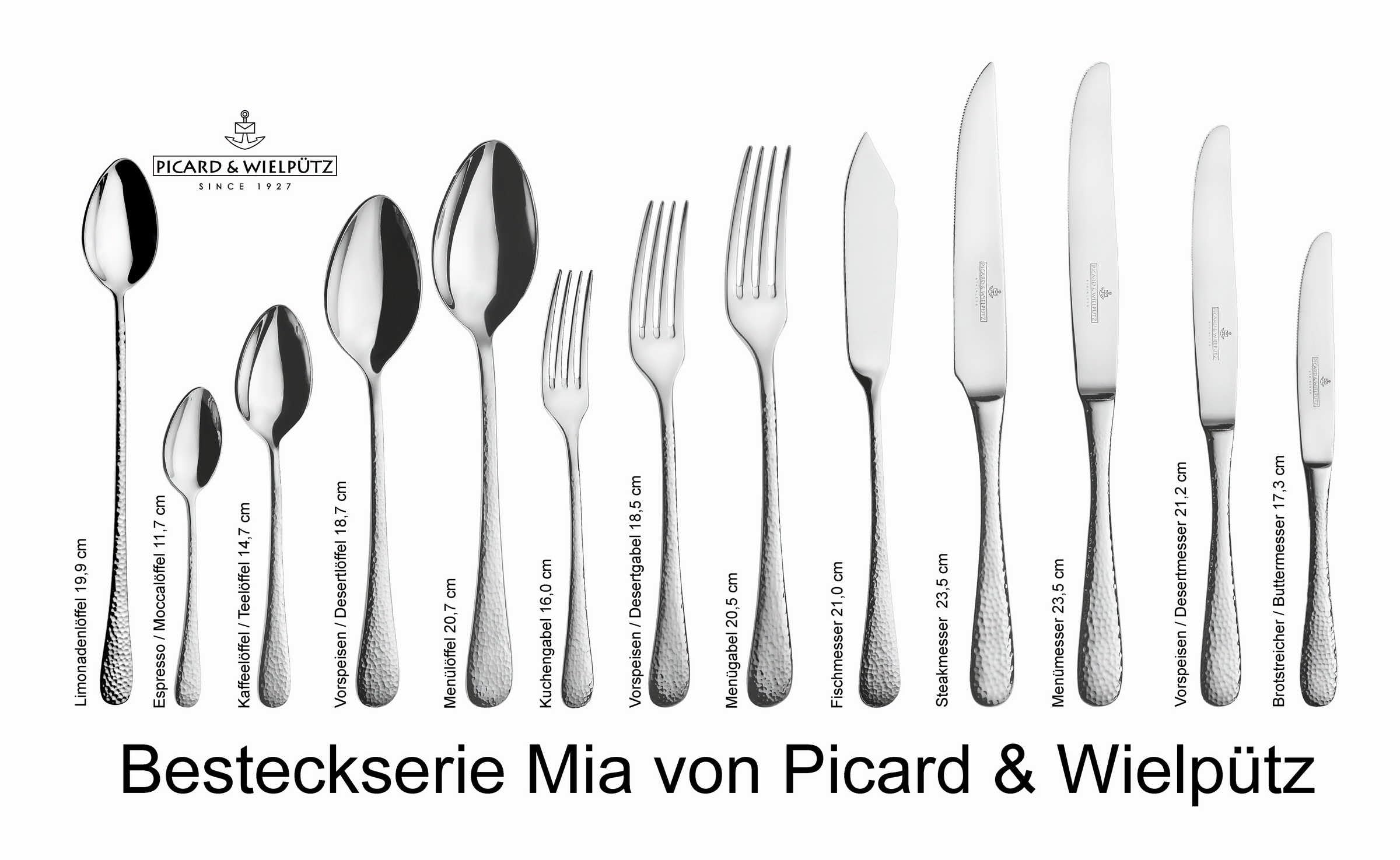 Besteck Garnitur - Tafelservice - 60 teilig - Mia - Picard & Wielpütz
