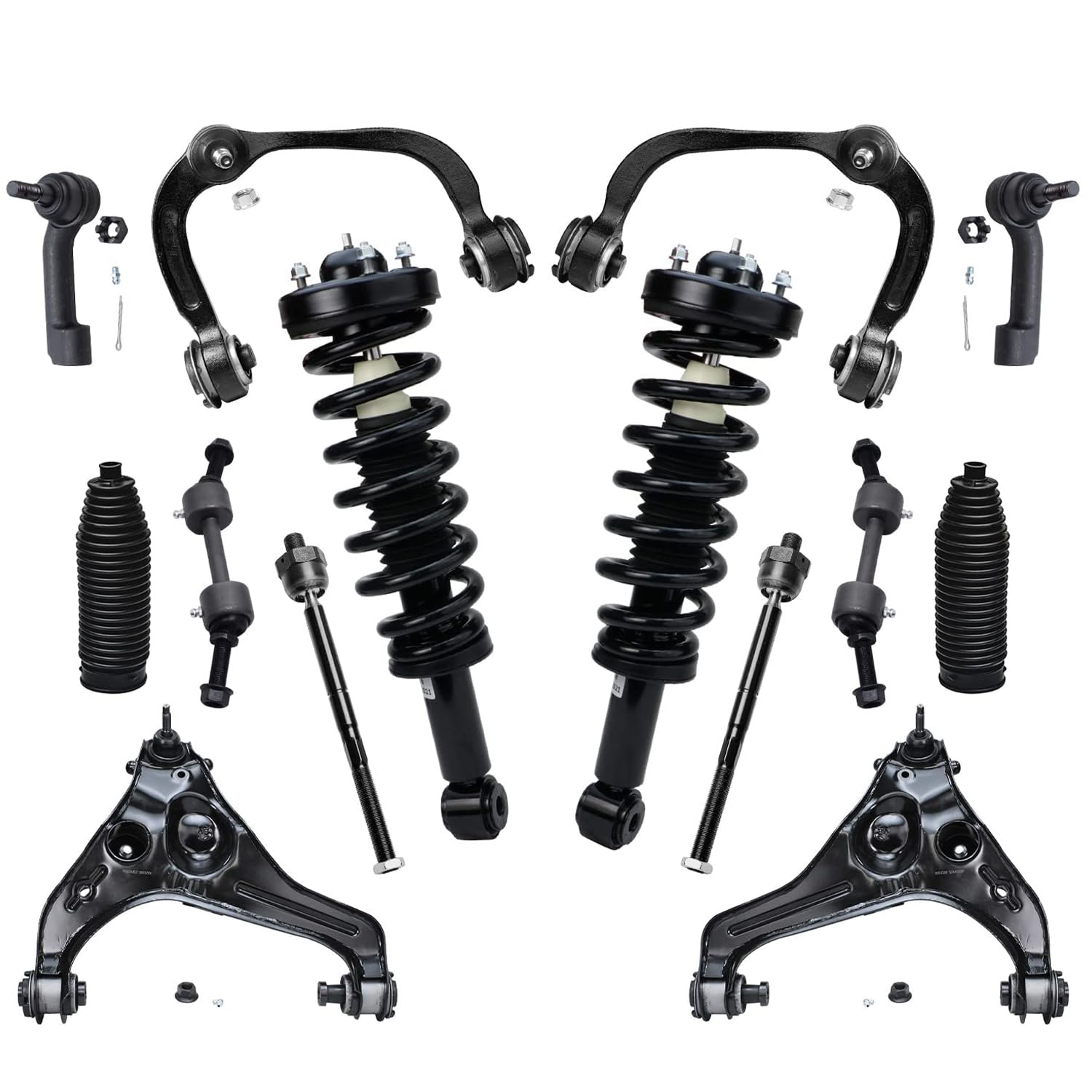 Detroit Axle - 14pc Front End Suspension Kit for 09-13 Ford Expedition