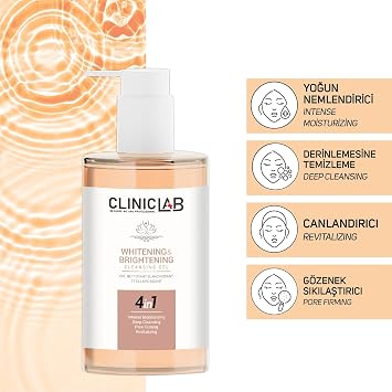 Whitening and Brightening Facial Cleansing Gel 200 ml