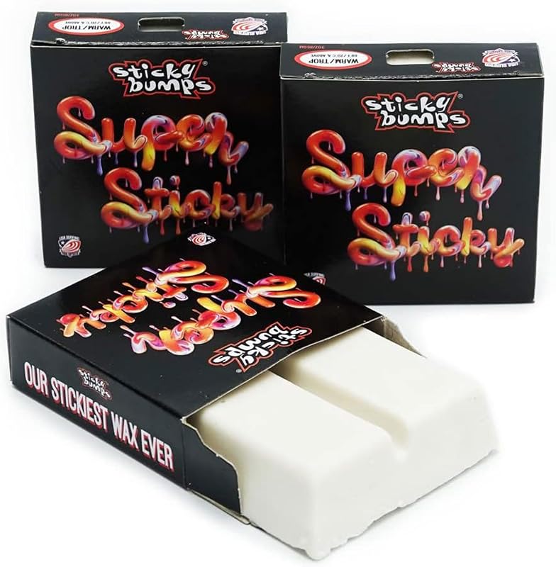 Sticky Bumps Super Sticky Surf Wax, 3 Pack Warm/Trop