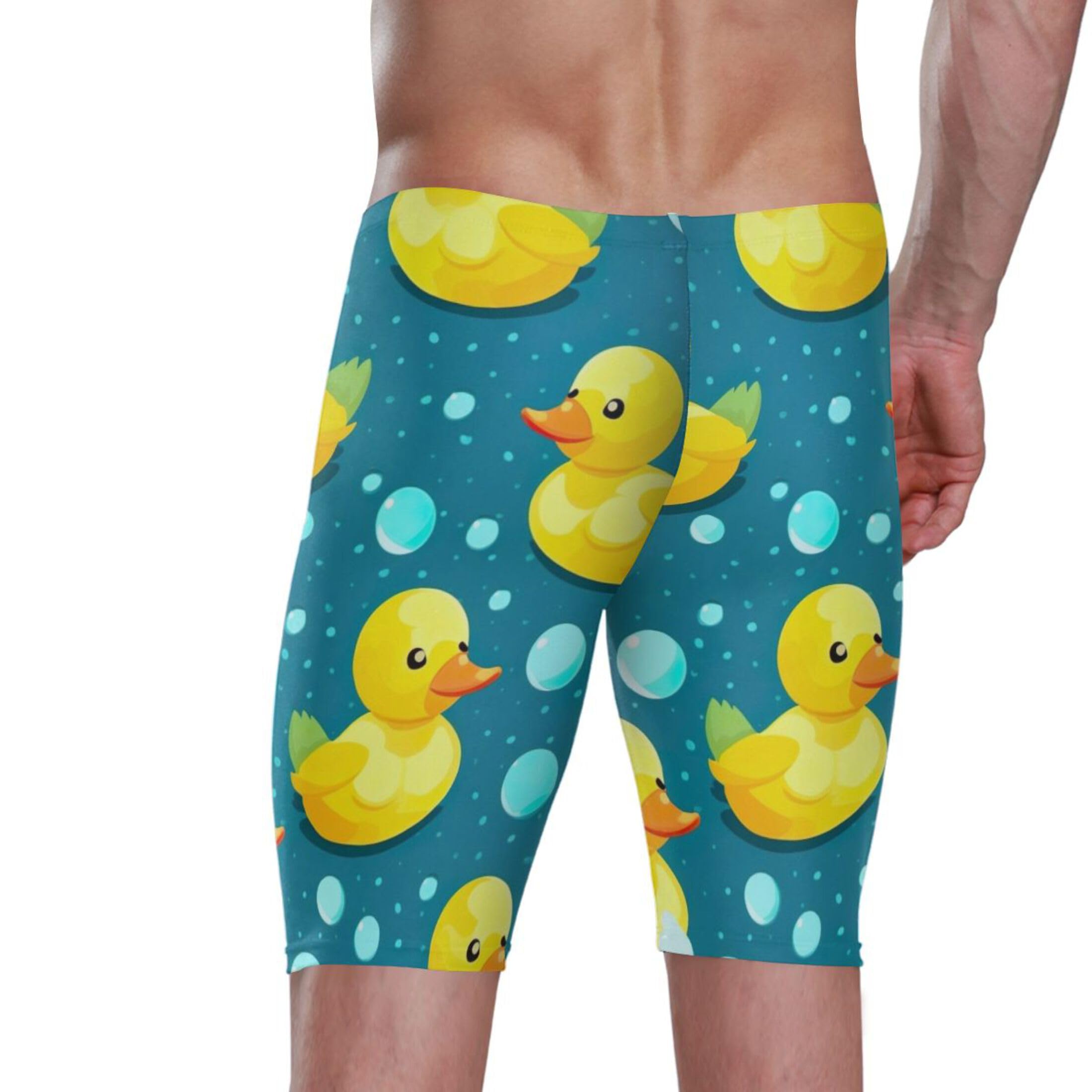 Little Yellow Duck Swim Jammers for Men Athletic Durable S B0400106