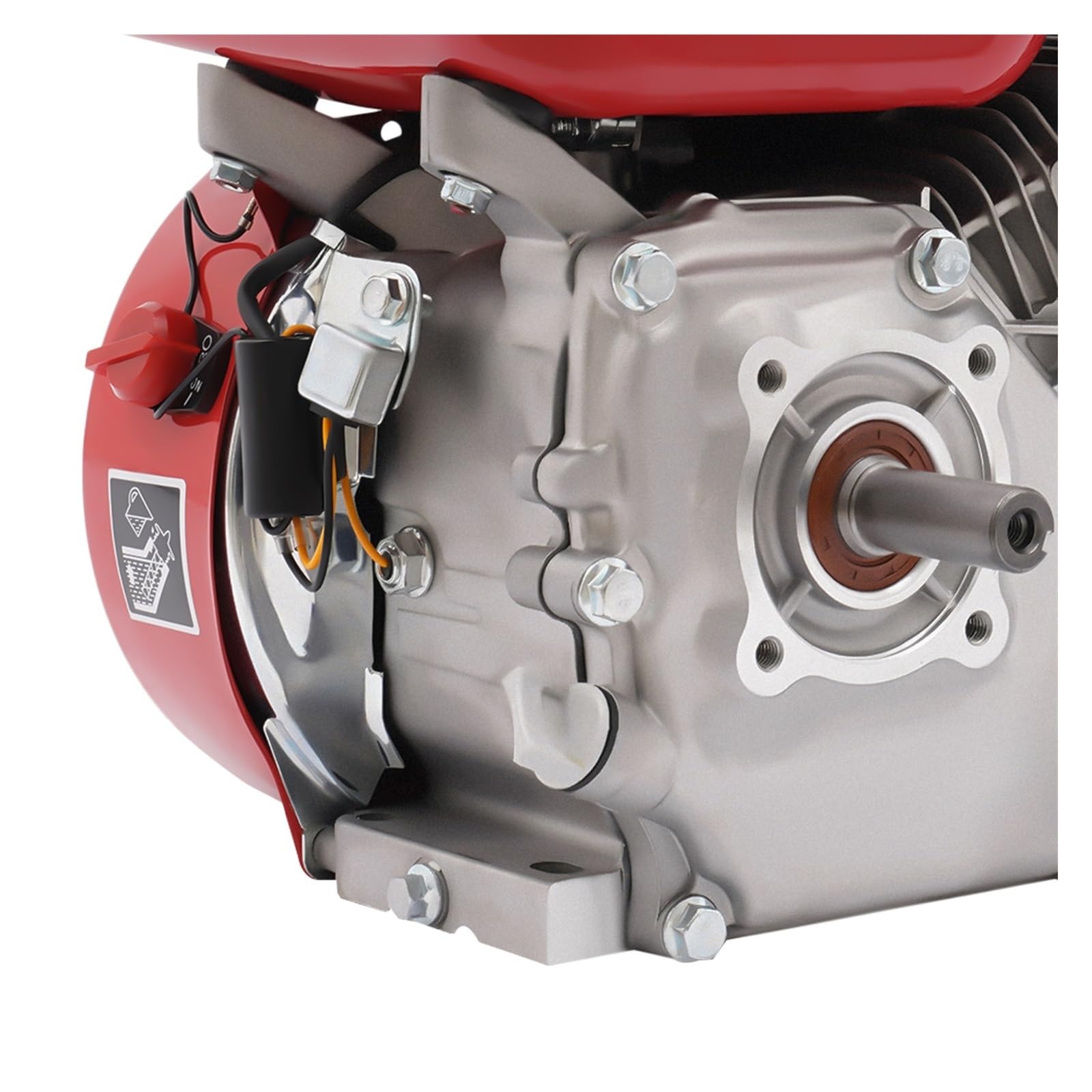 Motor De Gasolina 4 Tiempos, 7,5 HP, Refrigerado por Aire, Arranque Manual, Monocilíndrico, 3600 RPM Rendimiento Potente