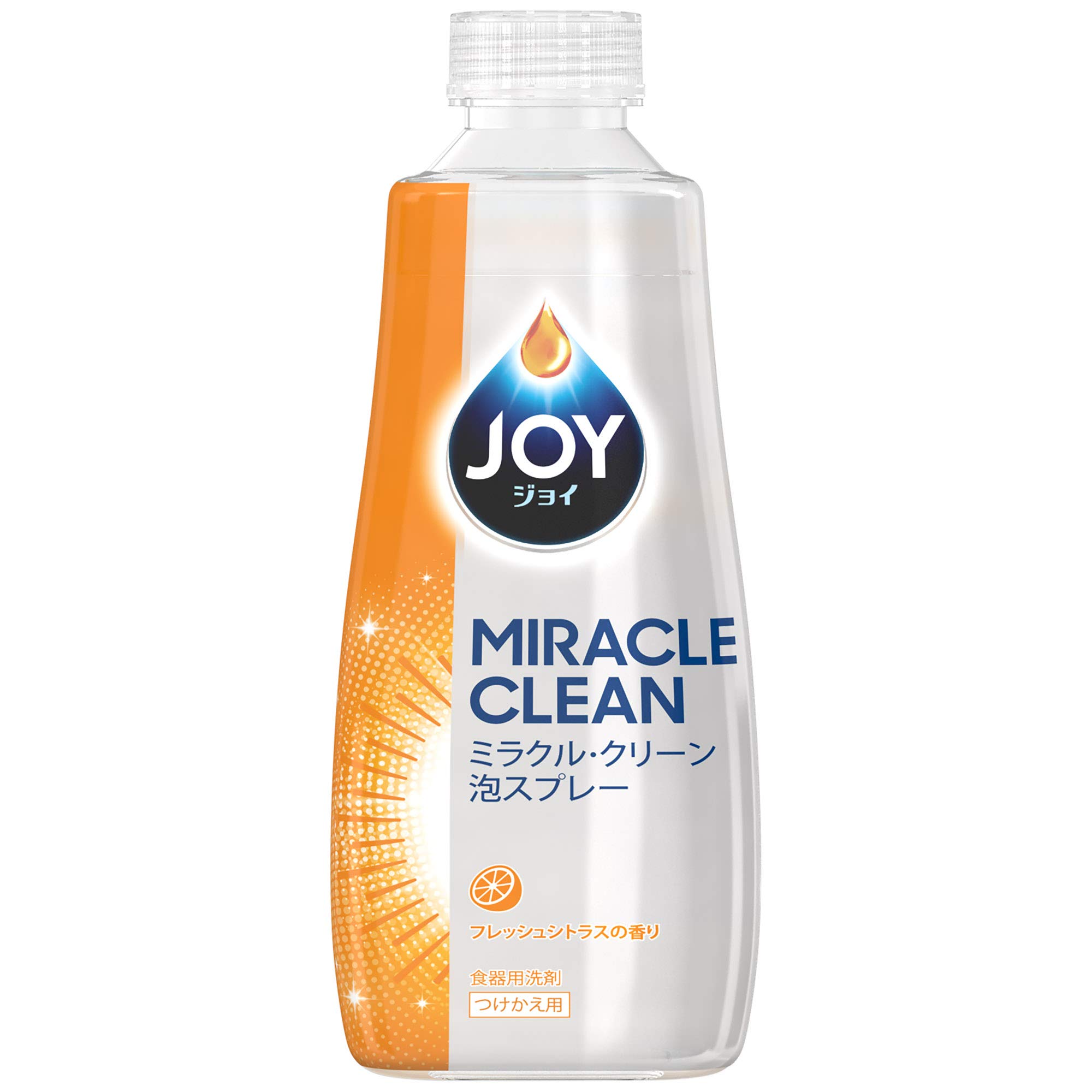 ジョイ ミラクルクリーン 泡スプレー 食器用洗剤 フレッシュシトラスの香り つけかえ用 300mL