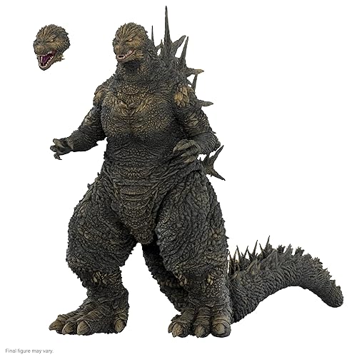 Super7 ULTIMATES! Toho Godzilla Minus One Figure - 8" Toho Godzilla Action Figure Kaiju - Classic Movie Monster Fans Collectibles & Retro Toys - Movie Model for Collectors & Display Figurine - ULTIMATES! - Minus One