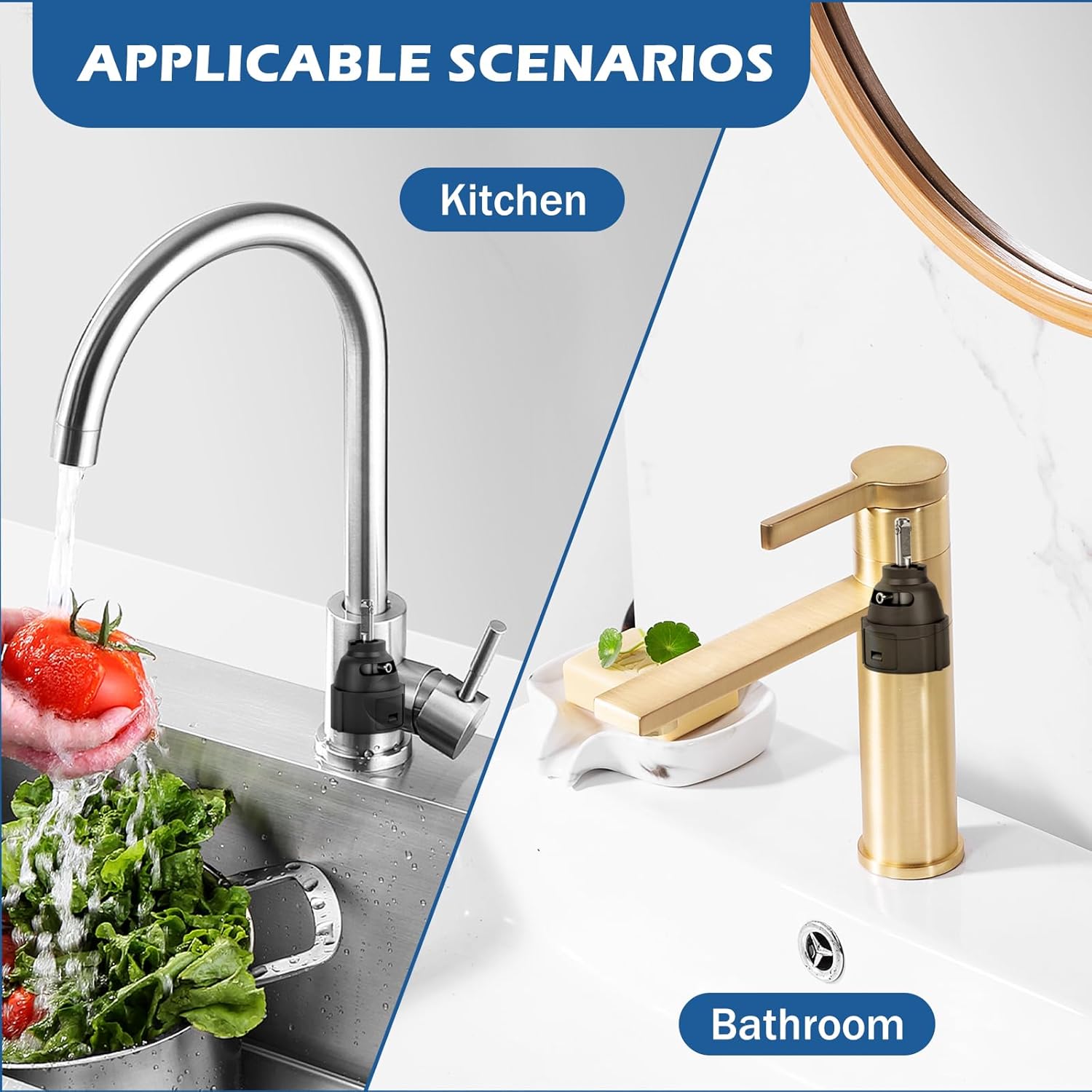 1255 Replacement Cartridge Compatible for Moen 1255 Single Handle Faucets Kitchen & Bathroom Faucets Cartridge Anti Leak Stainless Steel Valve Stem 1 Pack