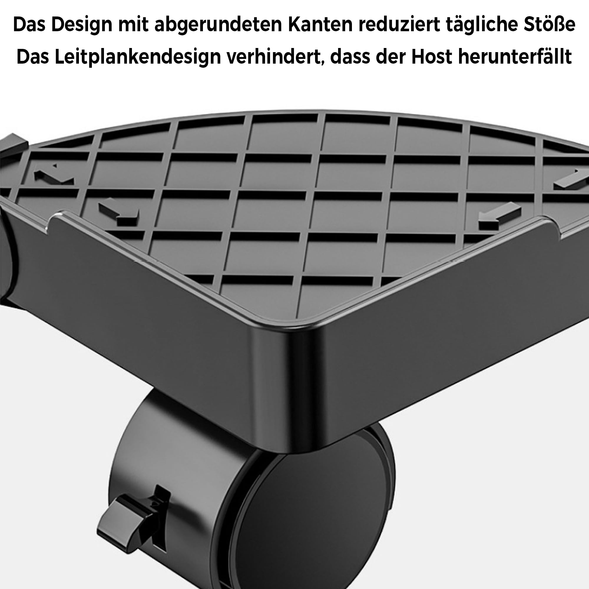 Supporto PC Tower con Ruote Base Regolabile: Telaio in Metallo Robusto per Raffreddamento e Mobilità CPU – Per Lavoro da Casa