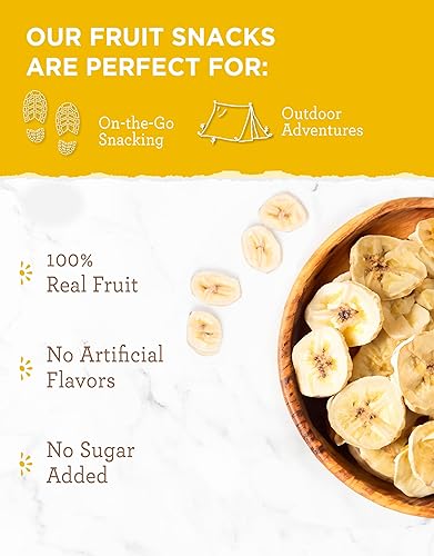 Miniatura 4 de READYWISE - Cocina simple, plátanos liofilizados, 24 porciones, paquete de 6, vegetariano, sin gluten, aperitivos, plátano, frutas secas, pre