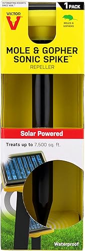 Miniatura 2 de Victor M9014 - Pico sónico con energía solar, 1 unidad (paquete de 2), color negro