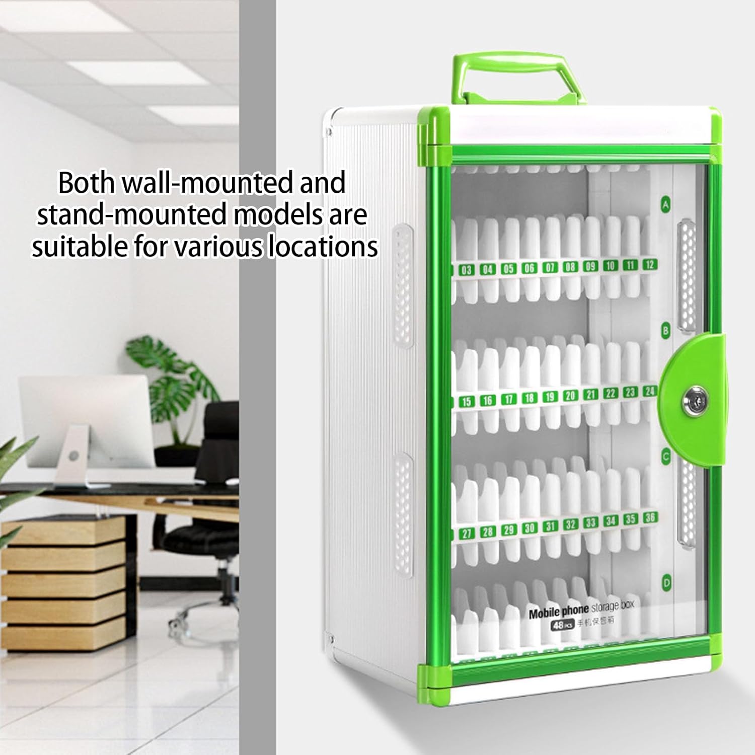 Private Phone Storage Locker with Security for Classroom Workplaces Management Systems School Phone Locker with Individual Locks