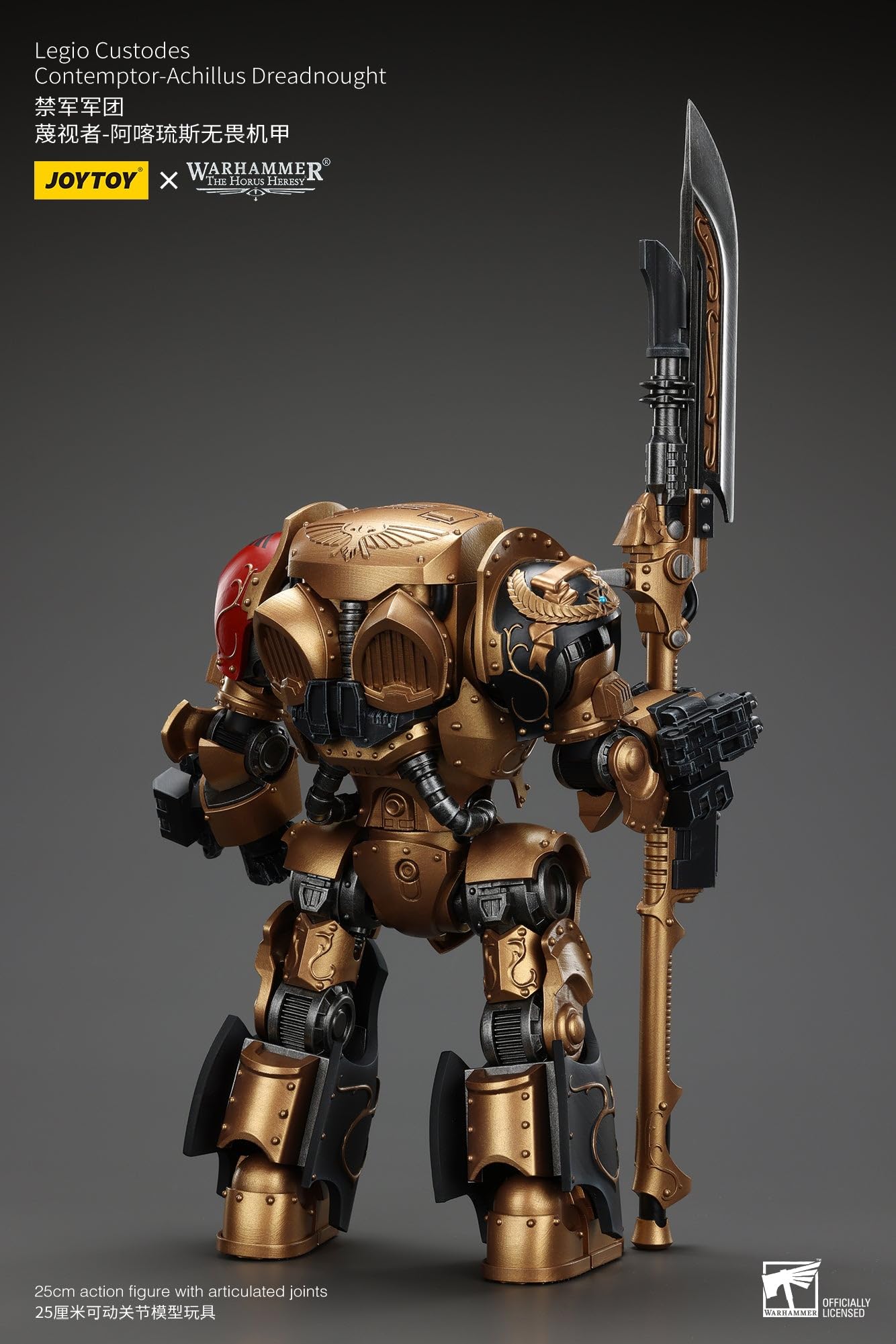 JoyToy Warhammer 40K Legio Custodes Contemptor Achillus Dreadnought figurka w skali 1:18