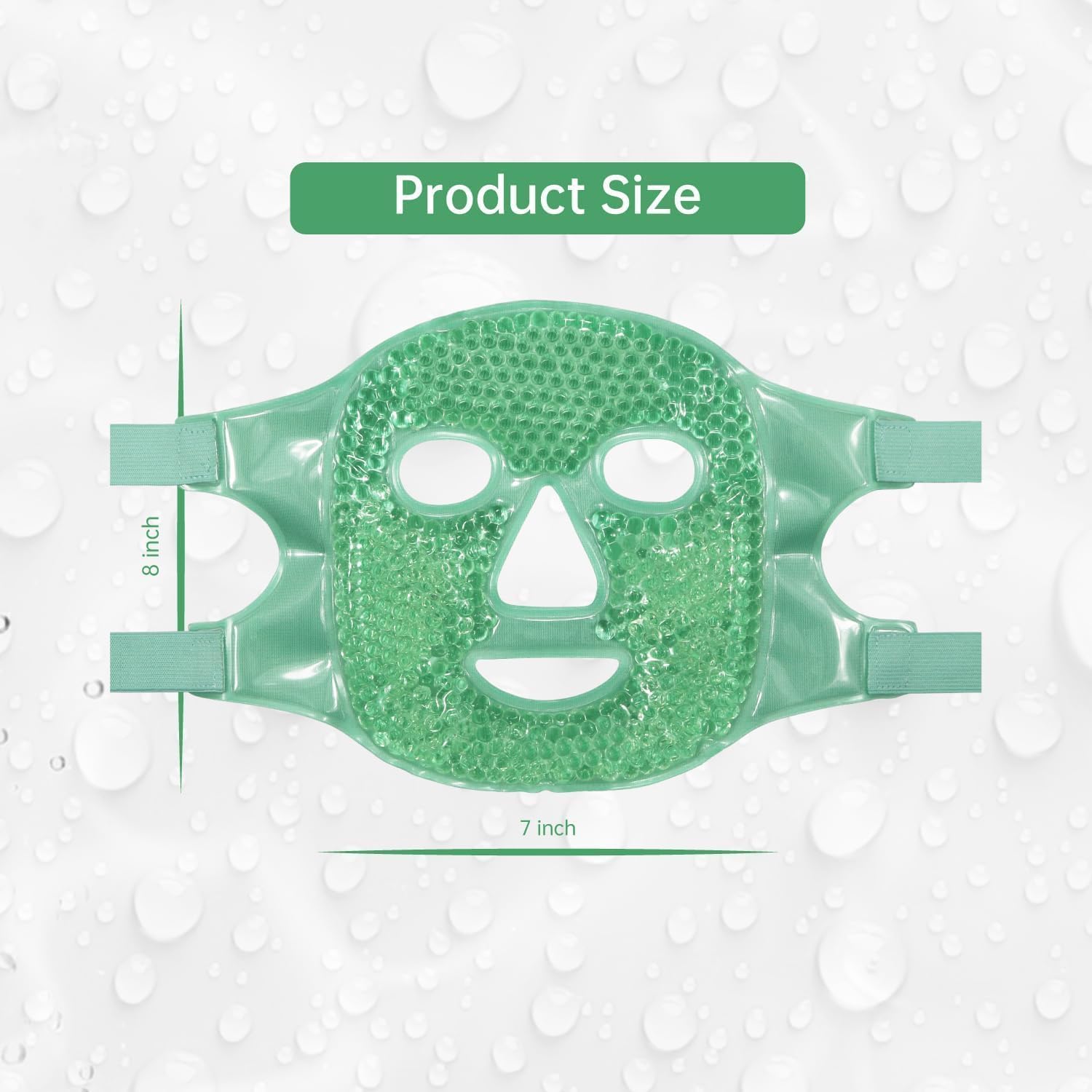 K2P Cold Face Eye Mask, Ice Pack Reduce Face Puff, Dark Circles, Gel Beads Hot Heat Cold Compress Pack, Face Spa For Woman Sleeping, Pressure, Headaches, Skin Care (Multi) 3