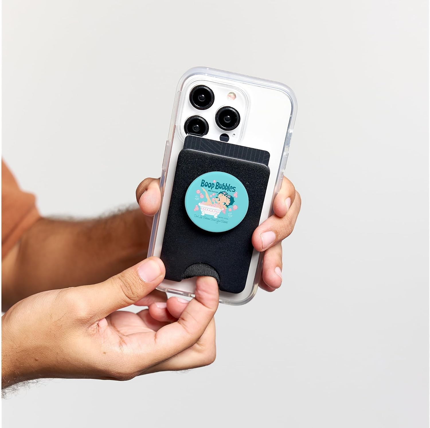 Betty Boop Bubble Bath PopSockets PopWallet for MagSafe image 5
