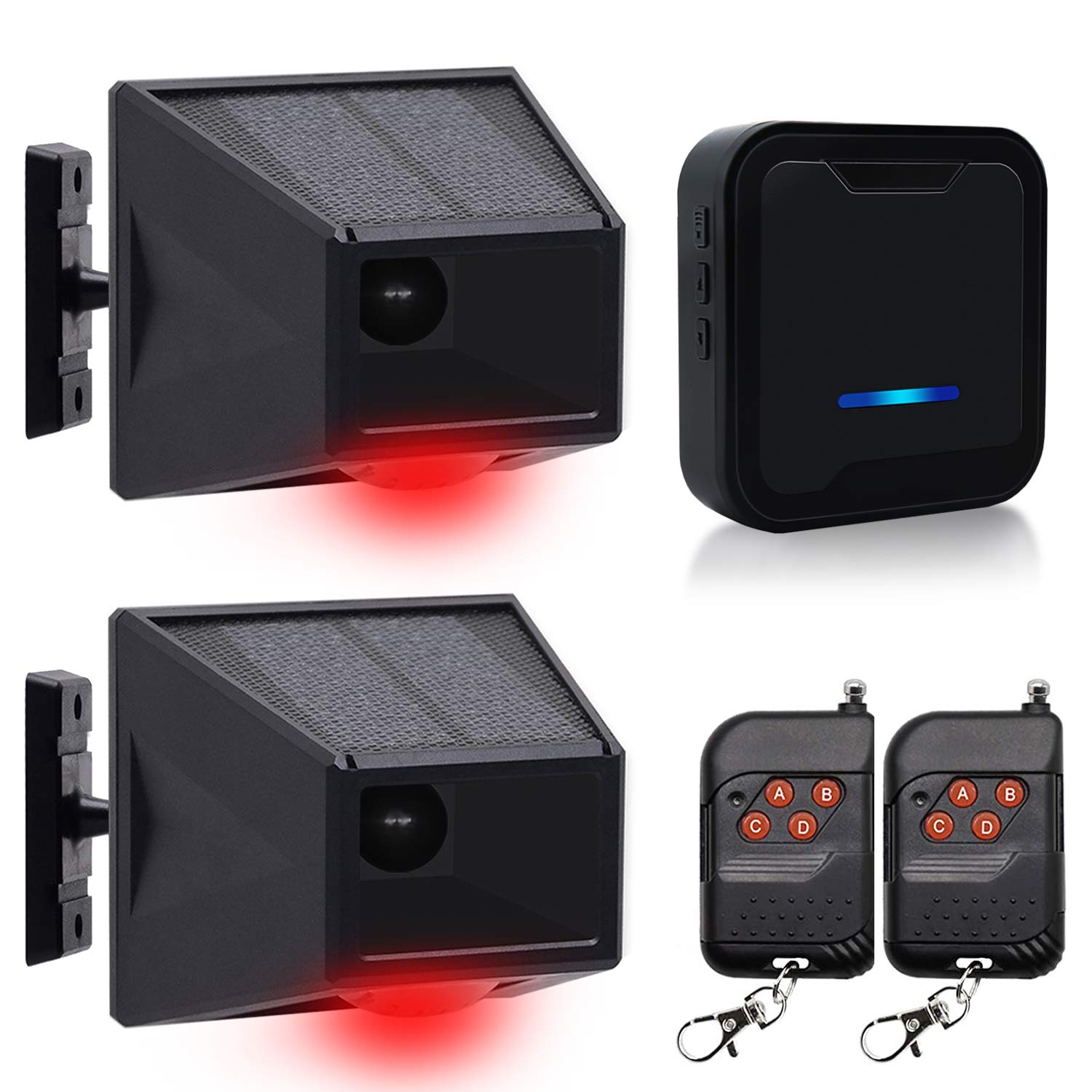 Buy ChunHee Solar Driveway Alert System Long Range PIR Driveway Alarm