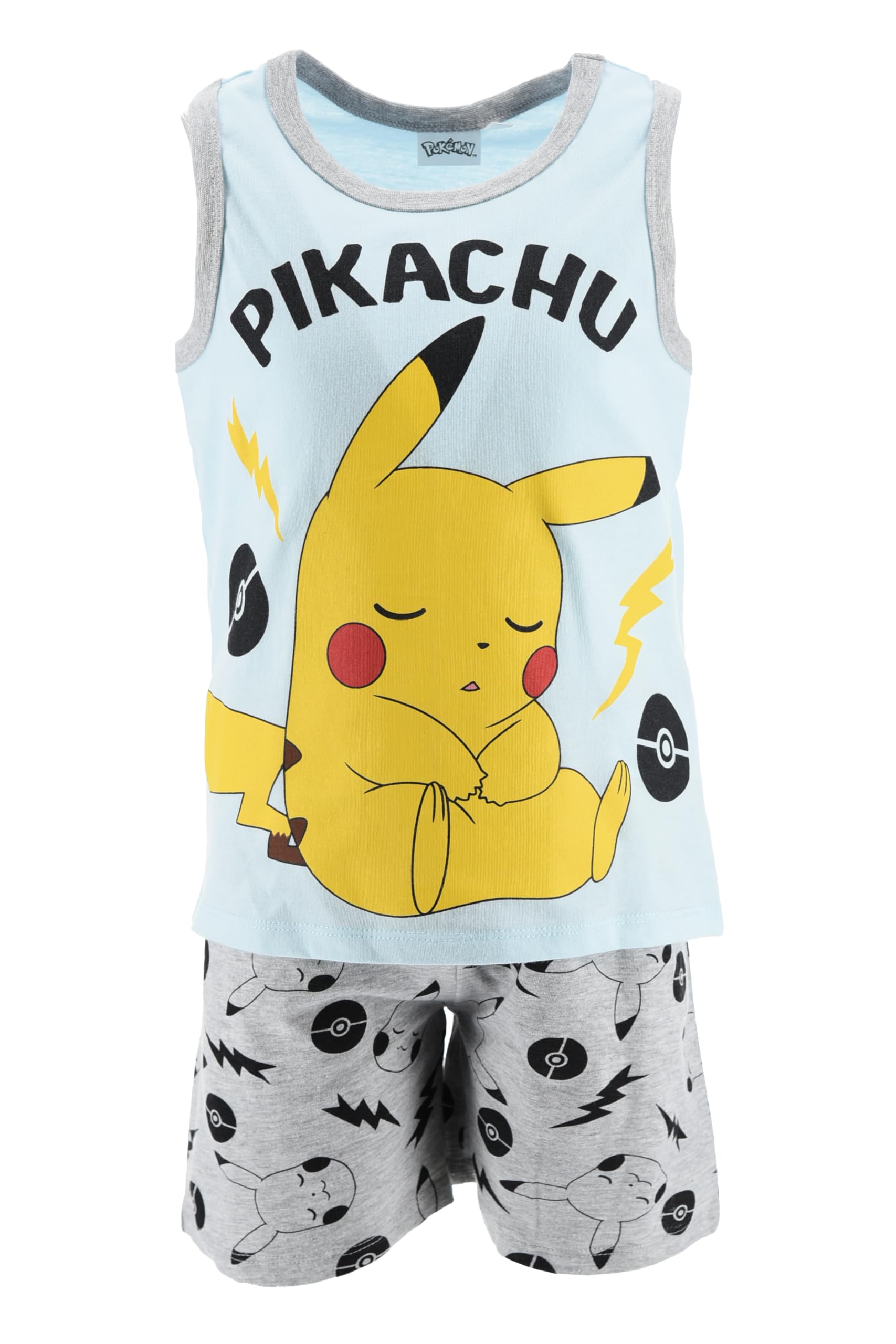 Pokémon Bambino Pigiama Corto (Blu,10 Anni)