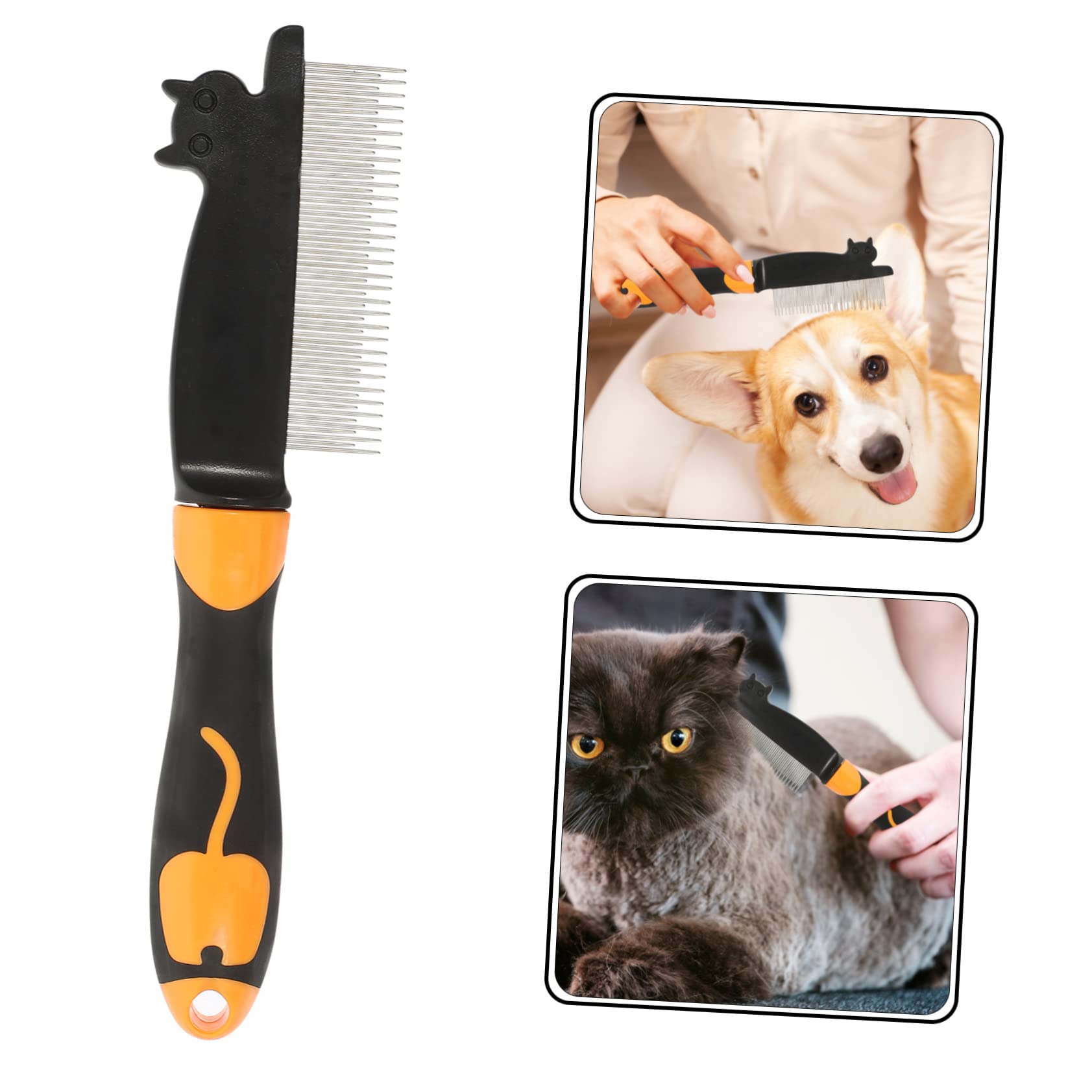 POPETPOP 3piezas Peine Para y Cepillo Desenredante De Pelo Para y Gatos Para Cuidado y Baños Diseño Ergonómico