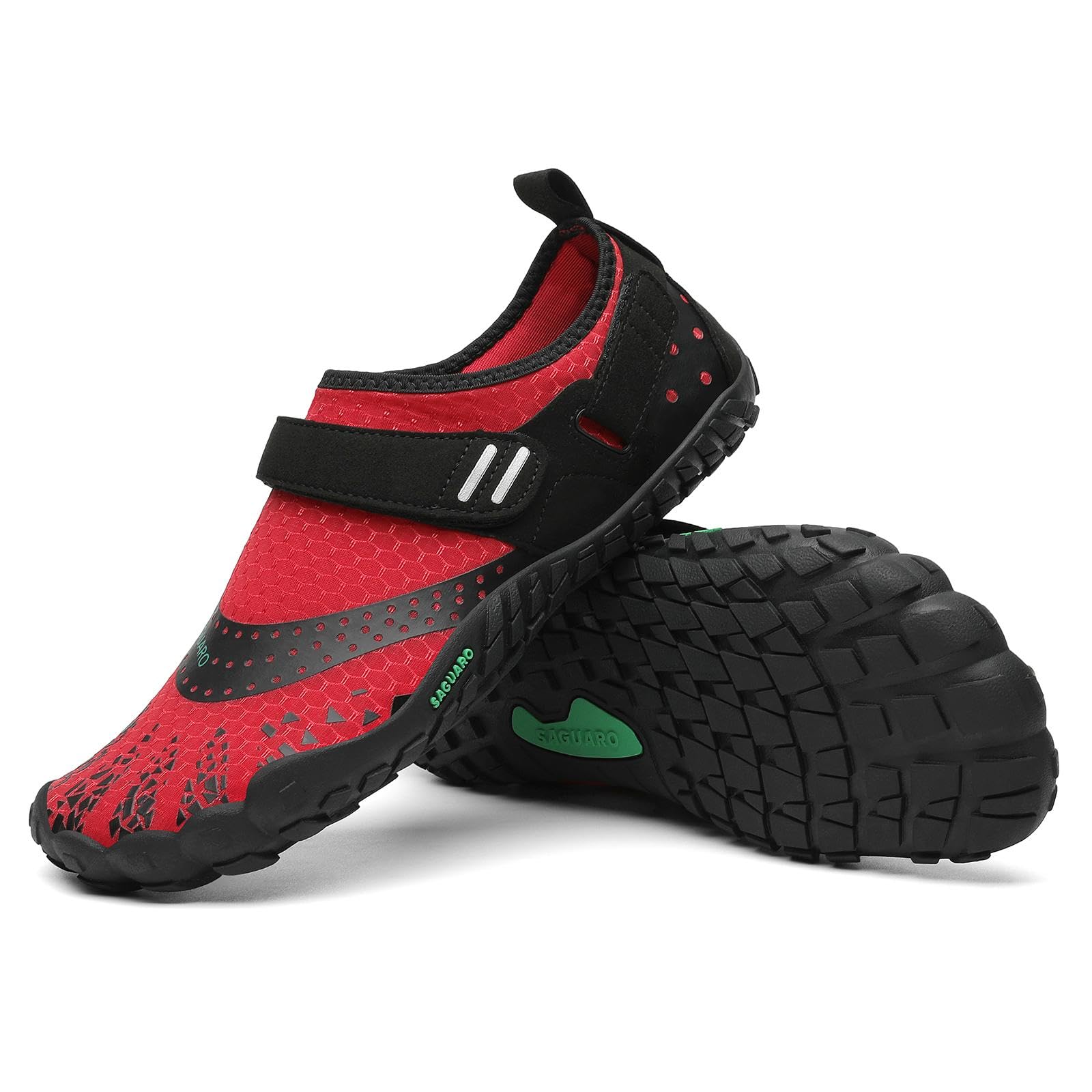 SAGUARO Barefoot Shoes Uomo Donna Scarpe Barefoot - Scarpe Minimaliste Scarpe da Palestra - Traspiranti Scarpe da Scoglio - Punta Larga e Suola a Goccia Zero Nero Fumoso,Gr.35-48 EU