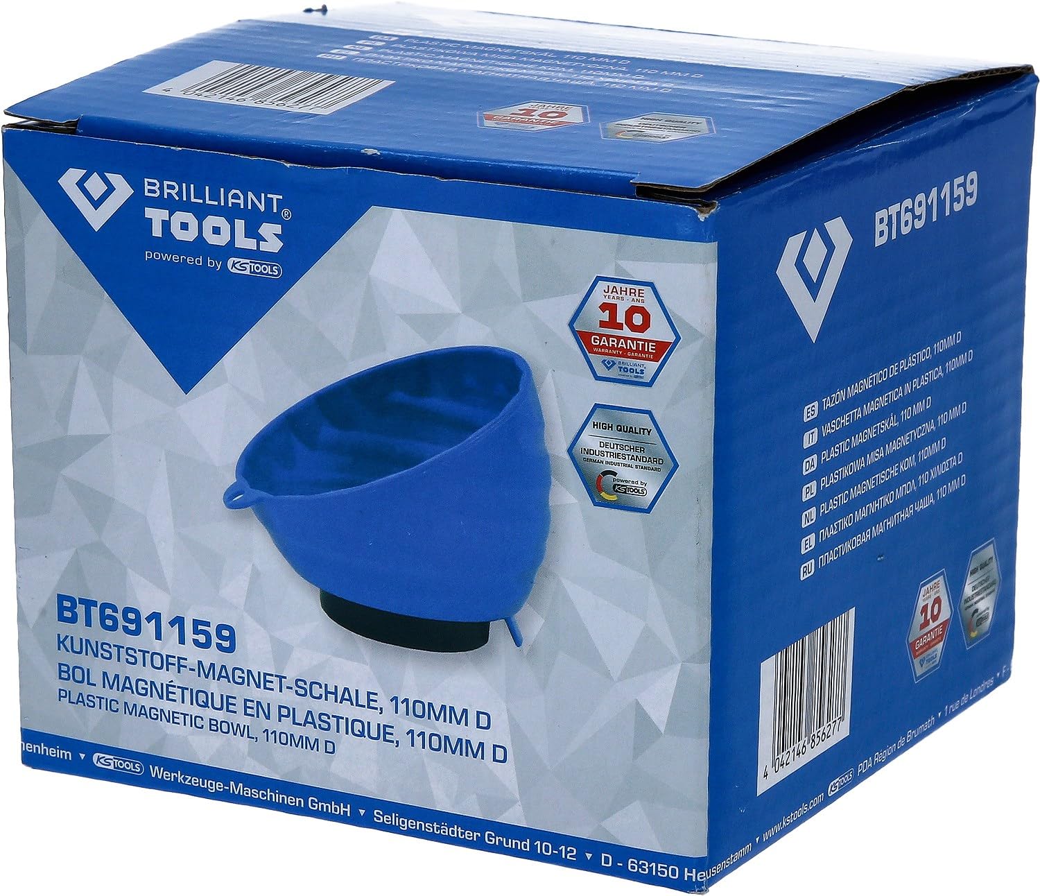 BRILLIANT TOOLS BT691159 Medio disco magnético de plástico Ø 11 cm