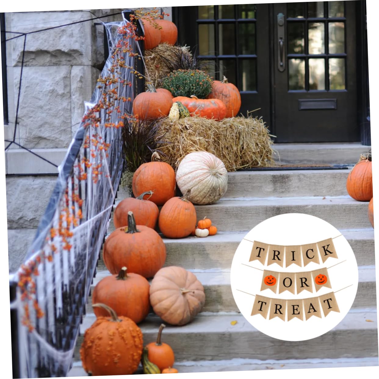 Alipis 3piezas Guirnalda De Banderines De Halloween Decoración Colgante Banners De Para Celebraciones De Halloween Interiores y Exteriores