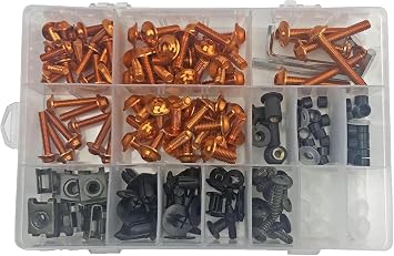 Motorcycle Full Fairing Bolts Kit Stainless Steel Clips Nut Bodywork Screws for BMW for K1200GT for K1300GT 2003 2004 2005 2006 20072013 Tool Set Windscreen Bolts