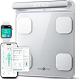 RunStar Smart Scale for Body Weight and Fat Percentage FSA&HSA Eligible, 8-Electrode Digital Bathroom Scale with BMI, Body Fat & Muscle Mass to 28 Body Composition and Printable Body Analysis Report