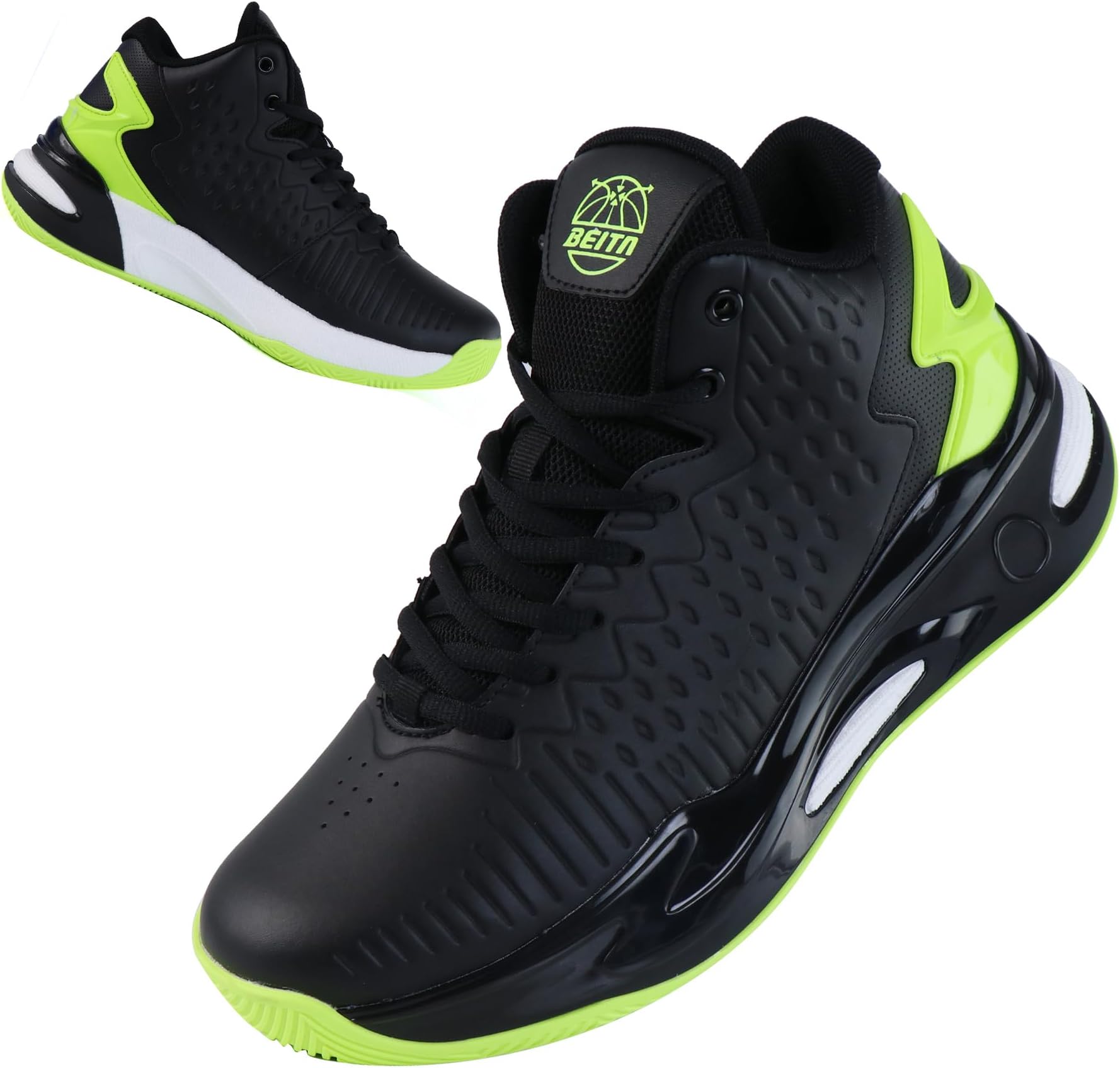 Beita High Upper Basketball Shoes for Men Sneakers Breathable Sports Shoes Anti Slip