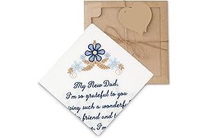 Father of the Bride Gift from Groom Personalized Wedding Handkerchief
