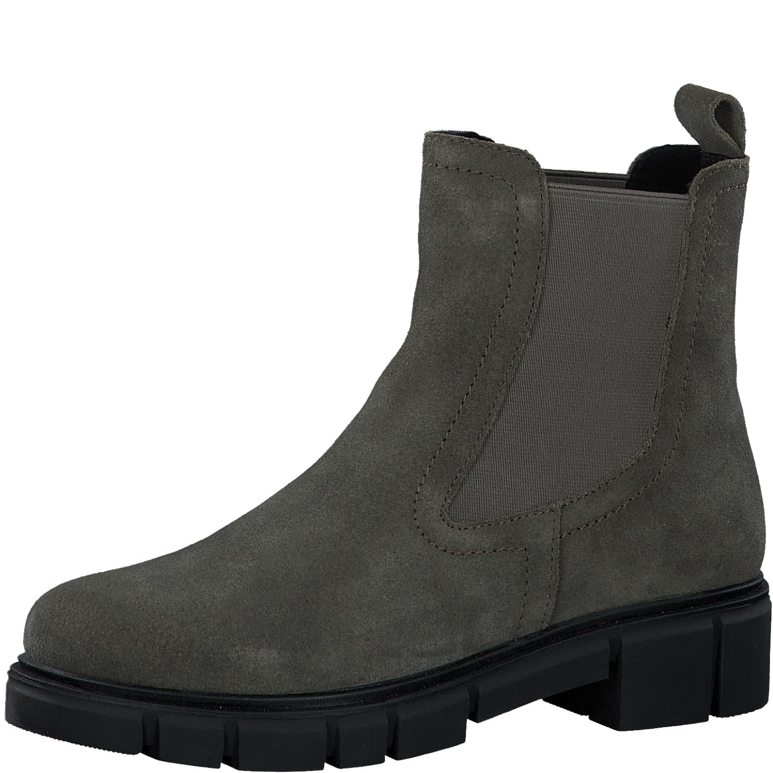 MARCO TOZZI Women's 2-25415-41 Chelsea, Khaki Comb, 6.5
