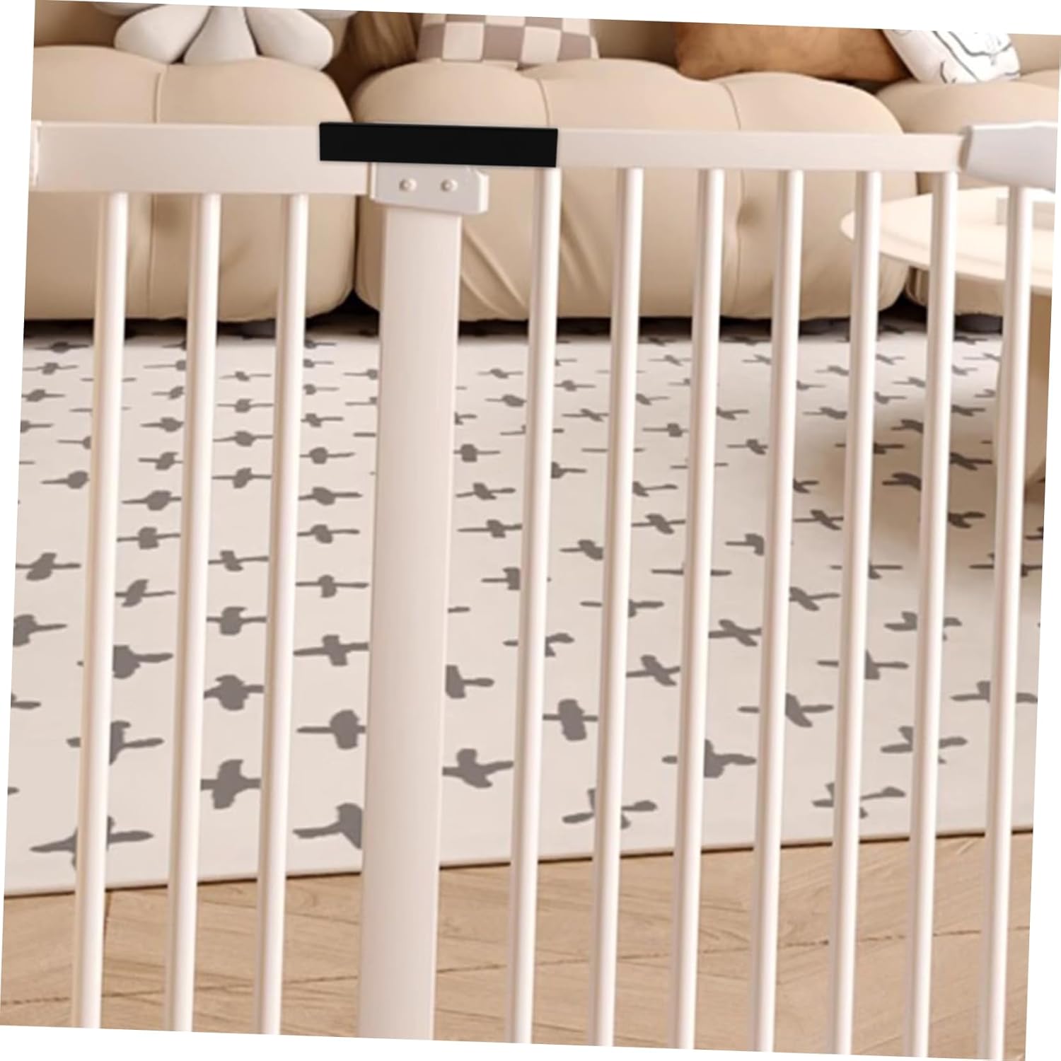 balacoo 20pcs Pet Gate Reinforcement Fittings for Indoor Stair Safety Convenient Groove Tool for Pet Gates Compatible Various Durable Design