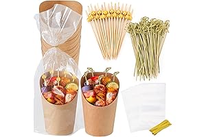 The Ultimate Charcuterie Experience: 60pcs Individual Disposable Charcuterie Cups with Lids