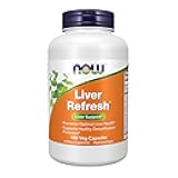 Supplements, Liver Refresh™ with Milk Thistle Extract and unique Herb-Enzyme blend, 180 Veg Capsules