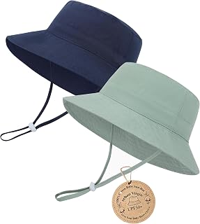 Urban Virgin Baby Sun Hat UPF 50+ Toddler Bucket Summer Kids Beach Hats for Boys Girls