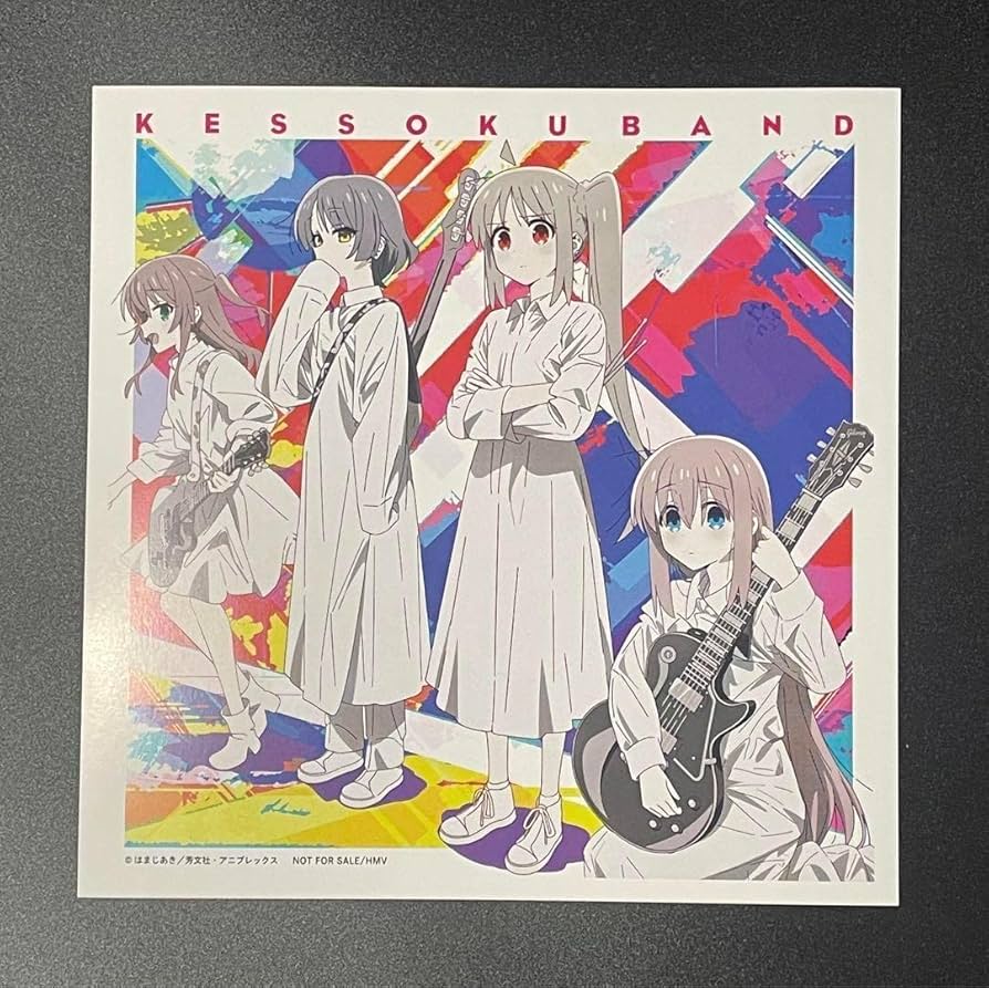 【特典のみ】 ぼっち・ざ・ろっく　HMV購入特典 Tシャツ イラストカード ぼっち・ざ・ろっく ぼざろ HMV DVD Blu-ray 全巻購入特典 描き