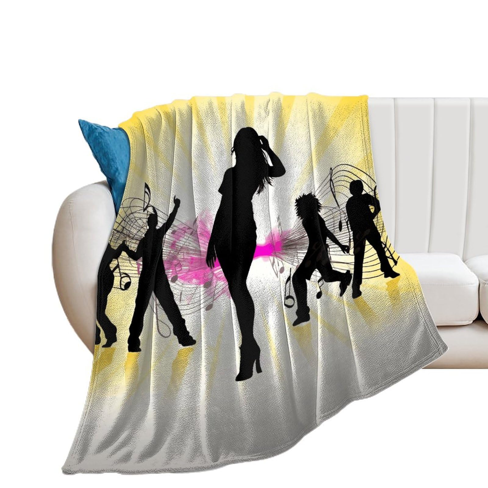 Couverture extra large flanelle douce jeté microfibre canapé lit