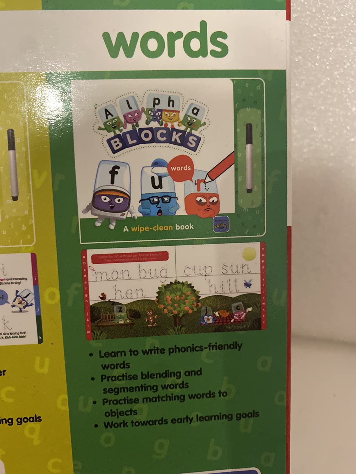 Numberblocks and Alphablocks: My First Numbers and Letters Set (4 wipe ...