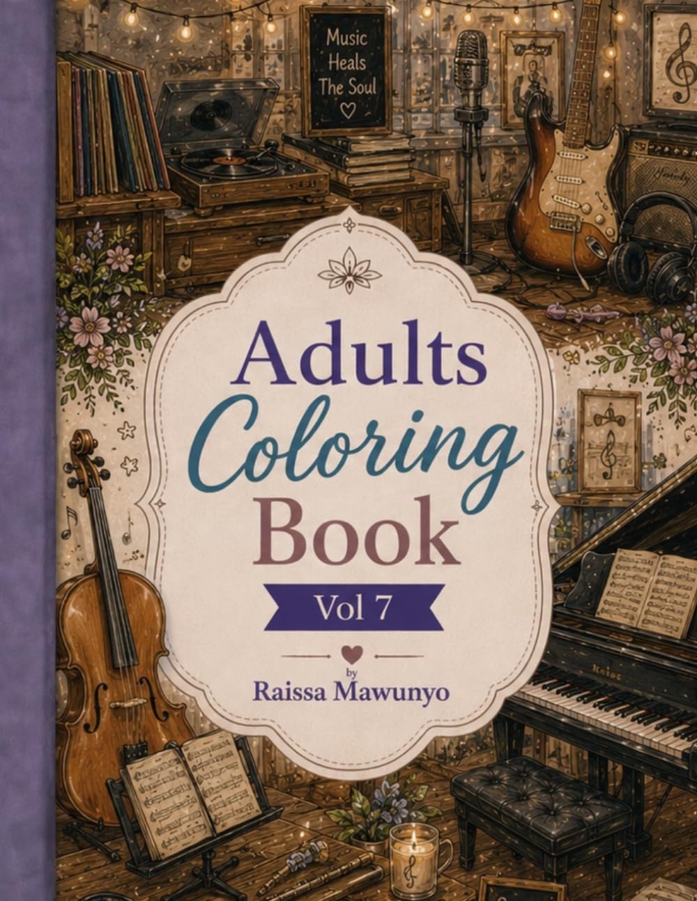 Adults Coloring Book Vol. 7: Bold & Easy, For Relaxation, Stress and Anxiety Relief (Adults Coloring Book, for Relaxation Anxiety and Stress Relief)