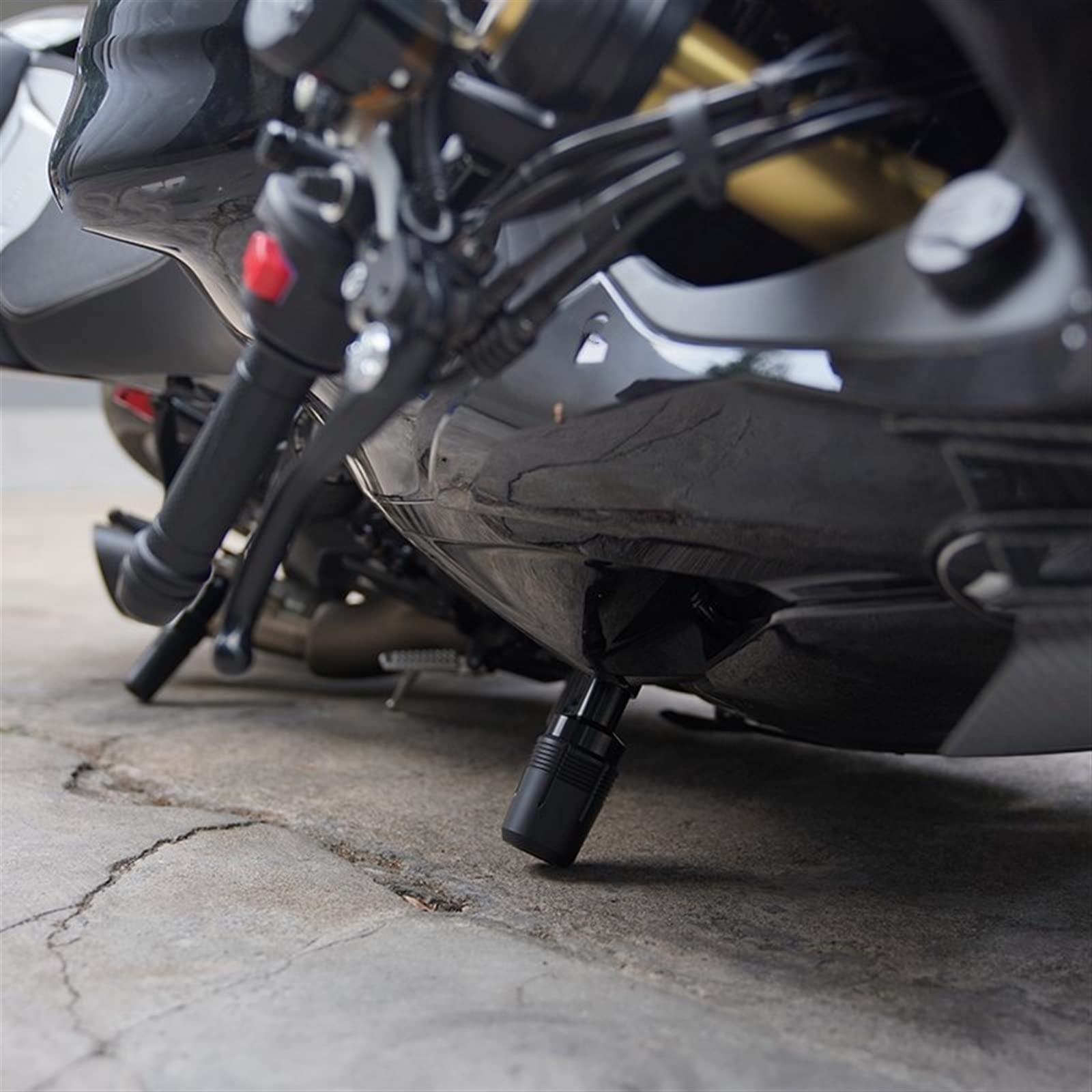 Suwaki Ramy Motocykla Crash Pads Dla Yamaha MT07 MT-07 MT09 2015 2016 2019 2020 2021 Suwaki Silnika Falling Protector (Color : Green MTO9)