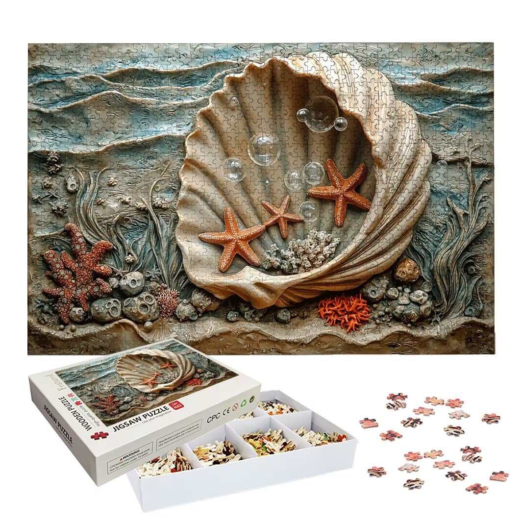 Puzzle Coquille, Puzzle 2000 Pièces Adultes, Puzzles pour Décoration -2999