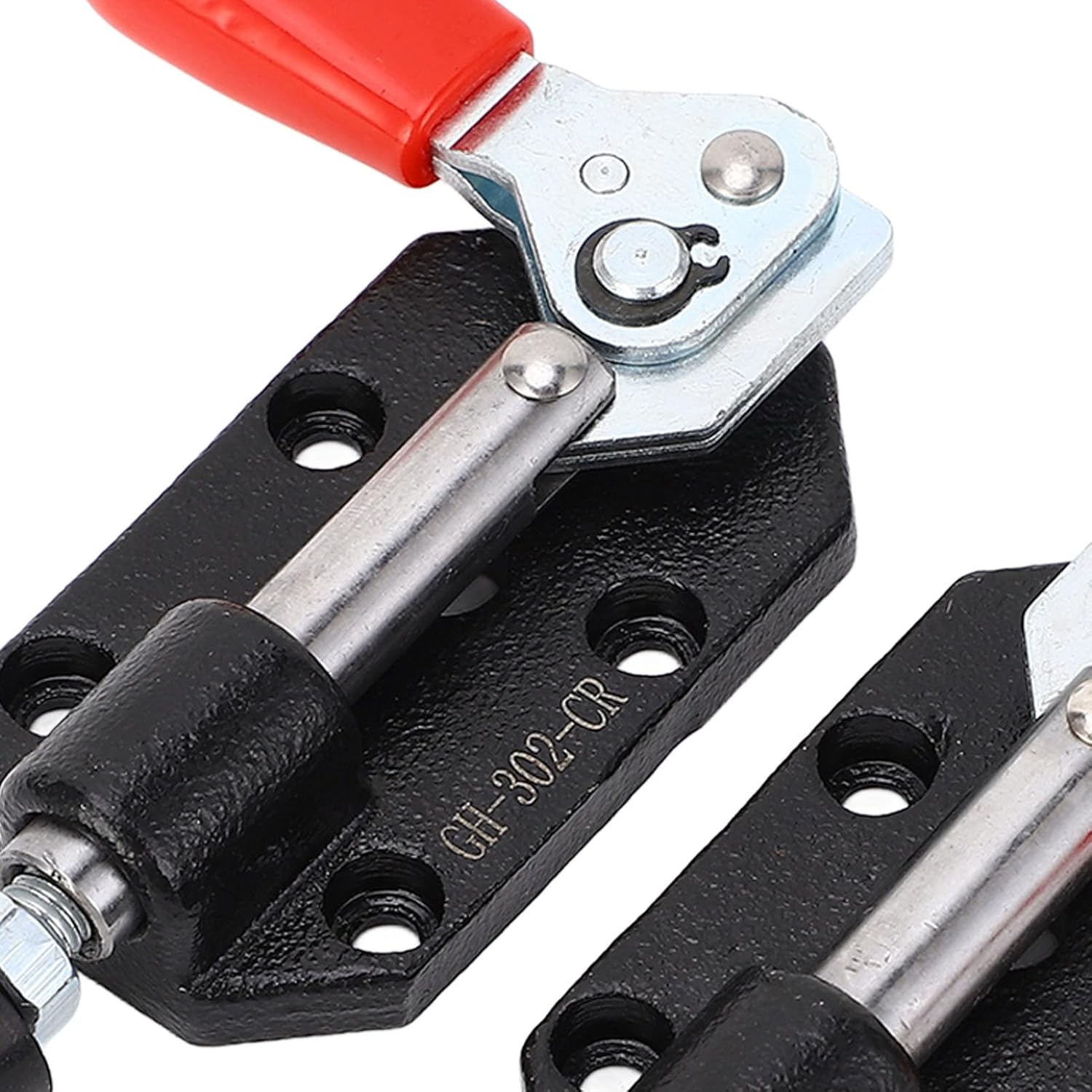 2PCS Push Pull Toggle Clamp, Cast Iron Quick Release Toggle Clamp, Rustproof Push Pull Wood Clamp, Fast Release Wood Clamp for Welding