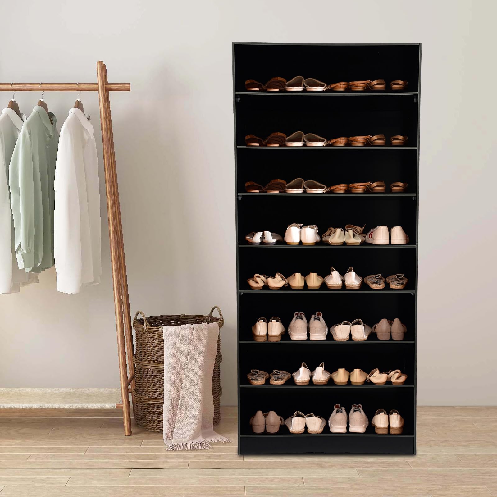 Amazon.com: NAIXING Shoe Cabinet,80 CM High,8 Layers,Can Hold 30