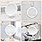 10x Magnifying Mirror with Light Large 6\'\' Lighted 10x Magnified Mirror with Suction Cups & Table Stand, 3 Color Modes Dimming High Magnification Travel Makeup Mirror with Tweezers & Scissors