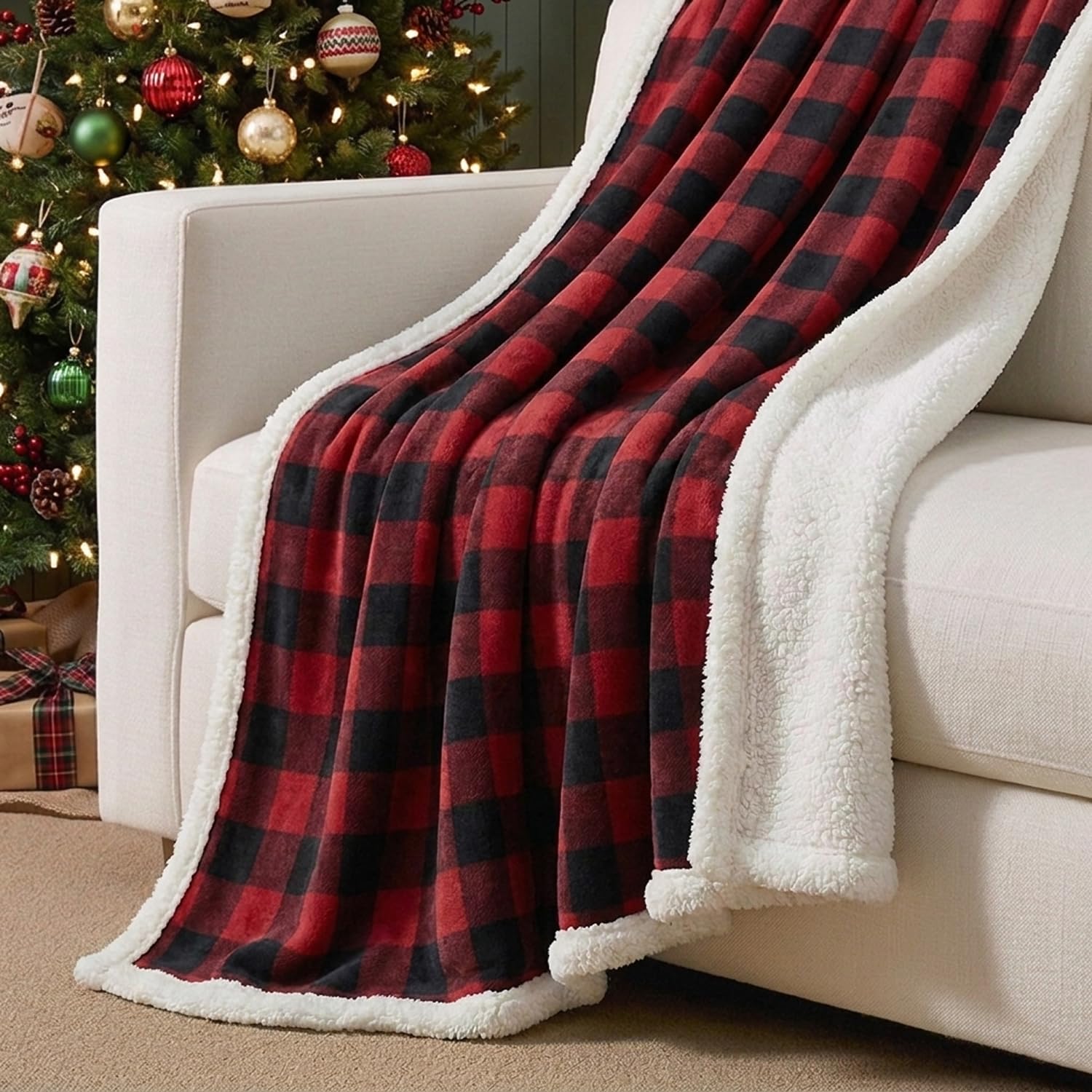 Eddie Bauer - Blanket, Super Soft Reversible Sherpa & Brushed