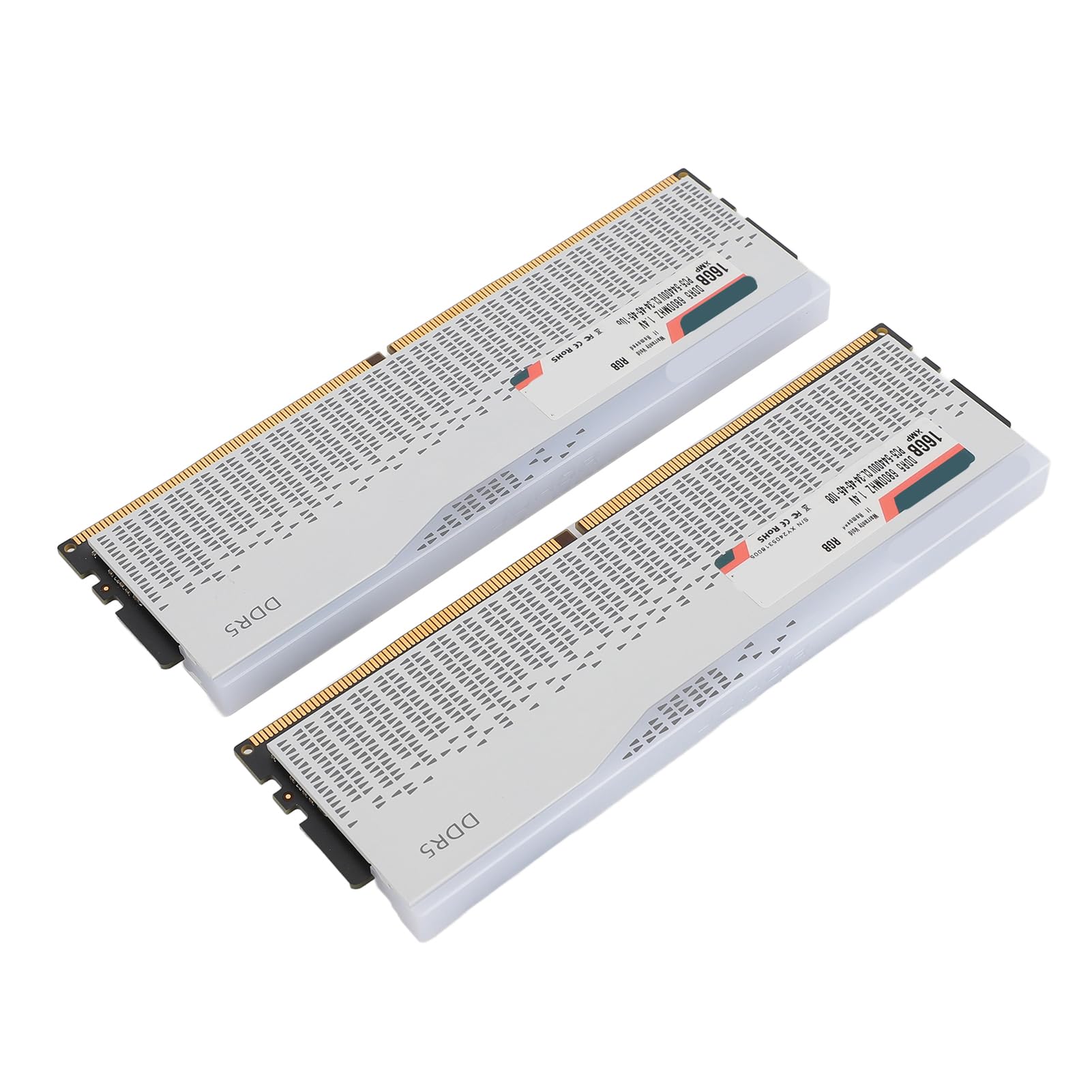 Luqeeg 32 GB Pamięci RAM DDR5 6800 MHz, Zestaw Pamięci PC5 54400U RGB, moduł o Wysokiej Wydajności z CL34 45 45 108, Obsługa XMP3 0 EXPO i Korekcja Błędów ECC, Idealny do Komputerów Stacjonarnych