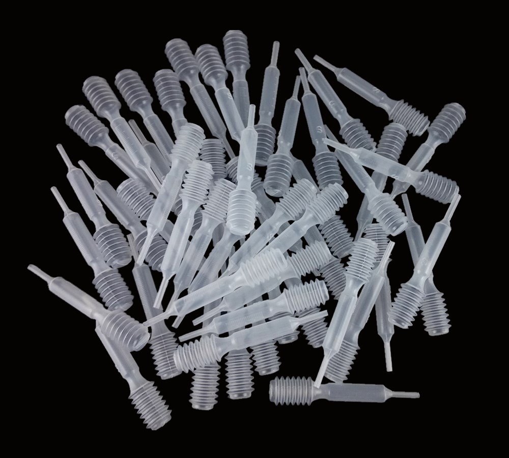 yueton 50pcs Clear 5ml Liquid Dropper Pasteur Pipette, Plastic Squeeze