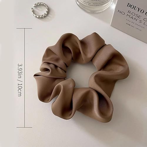 Miniatura 4 de Coleteros de pelo grueso para mujeres, cabello fino, rizado, más suave que los coleteros de seda para el cabellobandas para las manchas