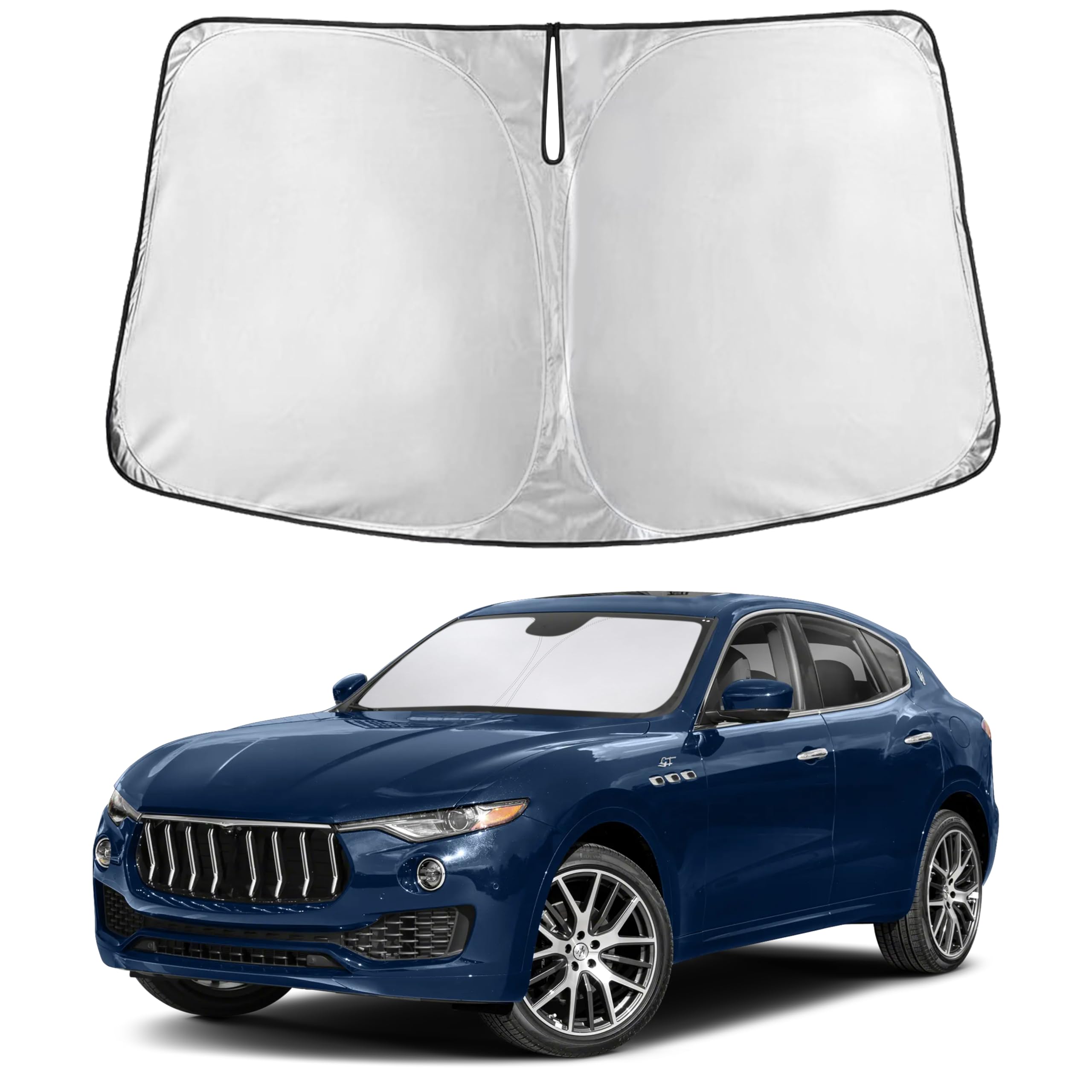 EcoNour Windshield Sunshade Compatible for Maserati Levante 2017-2023 2024