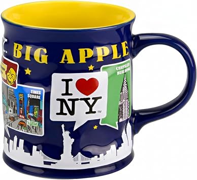 City-Souvenirs New York Deluxe Mug, Ceramic 11oz