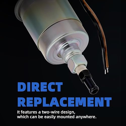 Miniatura 3 de Bomba de combustible eléctrica en línea baja presión para carburador universal 5-9 psi 12 voltios wfiltro abrazaderas kit E8012S P60430