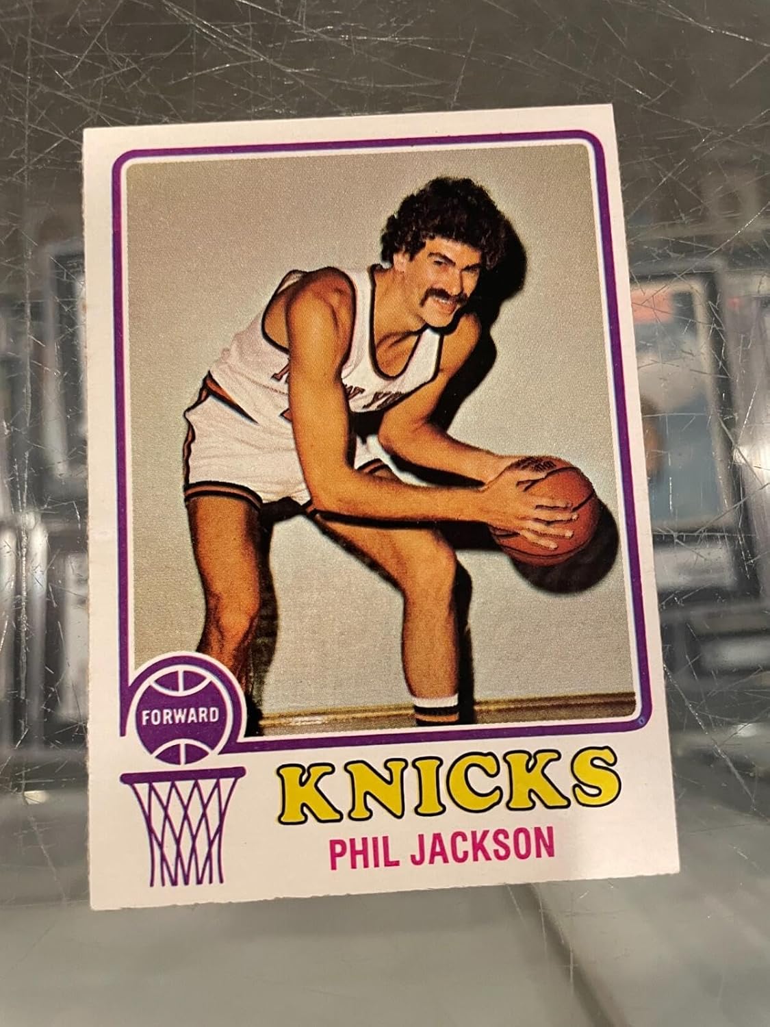 1973-74 Topps Basketball #71 Phil Jackson New York Knicks Card Nm - Unsigned Basketball Cards